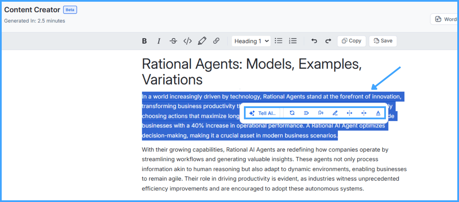 select-text-tell-ai-kiva-editor-rewrite-content-highlight-toolbar