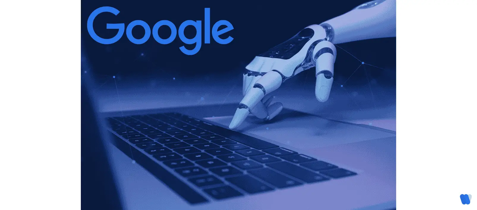 google-ai-robotic-hand-typing-keyboard-symbolizing-search-evolution