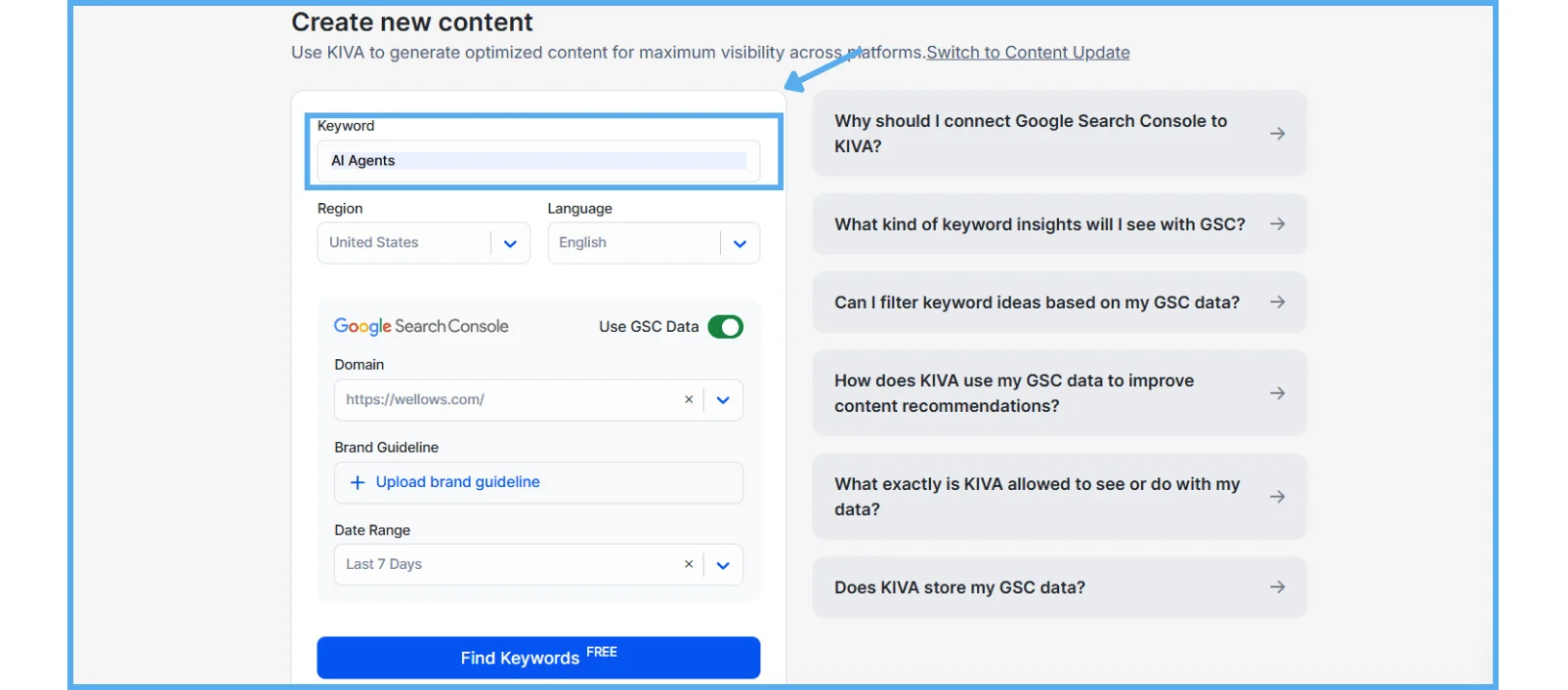 kiva-seed-keyword-input-showing-related-search-terms-for-topic-exploration